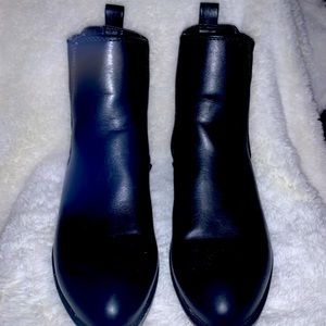 Black ankle boots